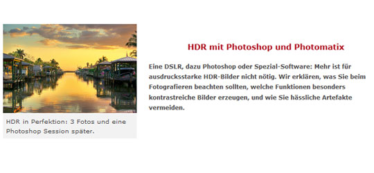 HDR Fotografie