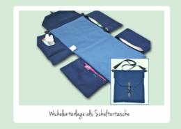 Wickeltasche als Schultertasche
